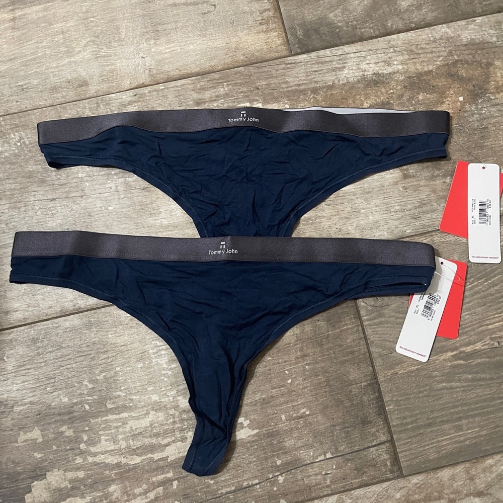 Tommy John Second Skin Thong- XL women’s- 2 pair  NWT